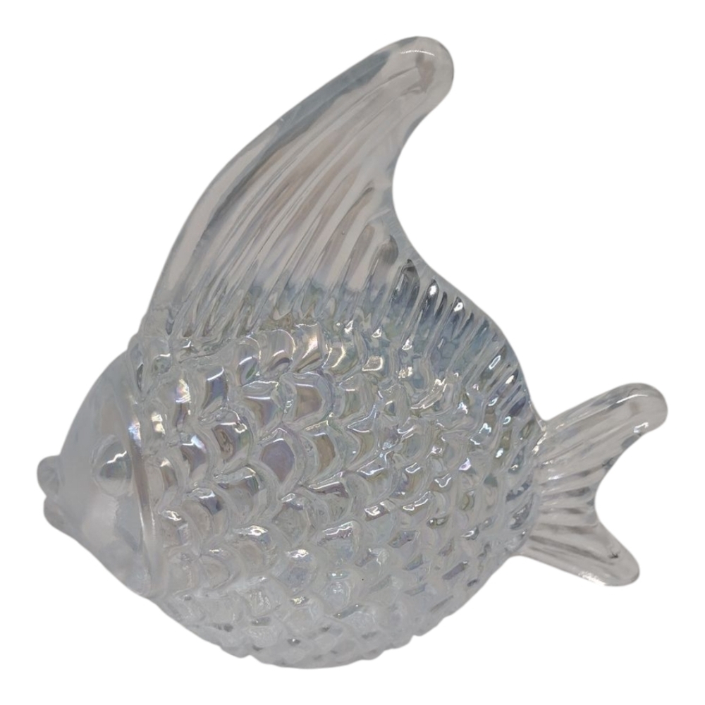 Vintage Silvestri Iridescent‎ Art Glass Fish